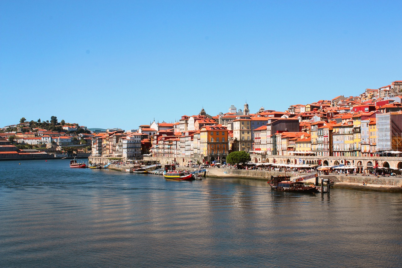 Europa wybrzeże Porto w Portugali